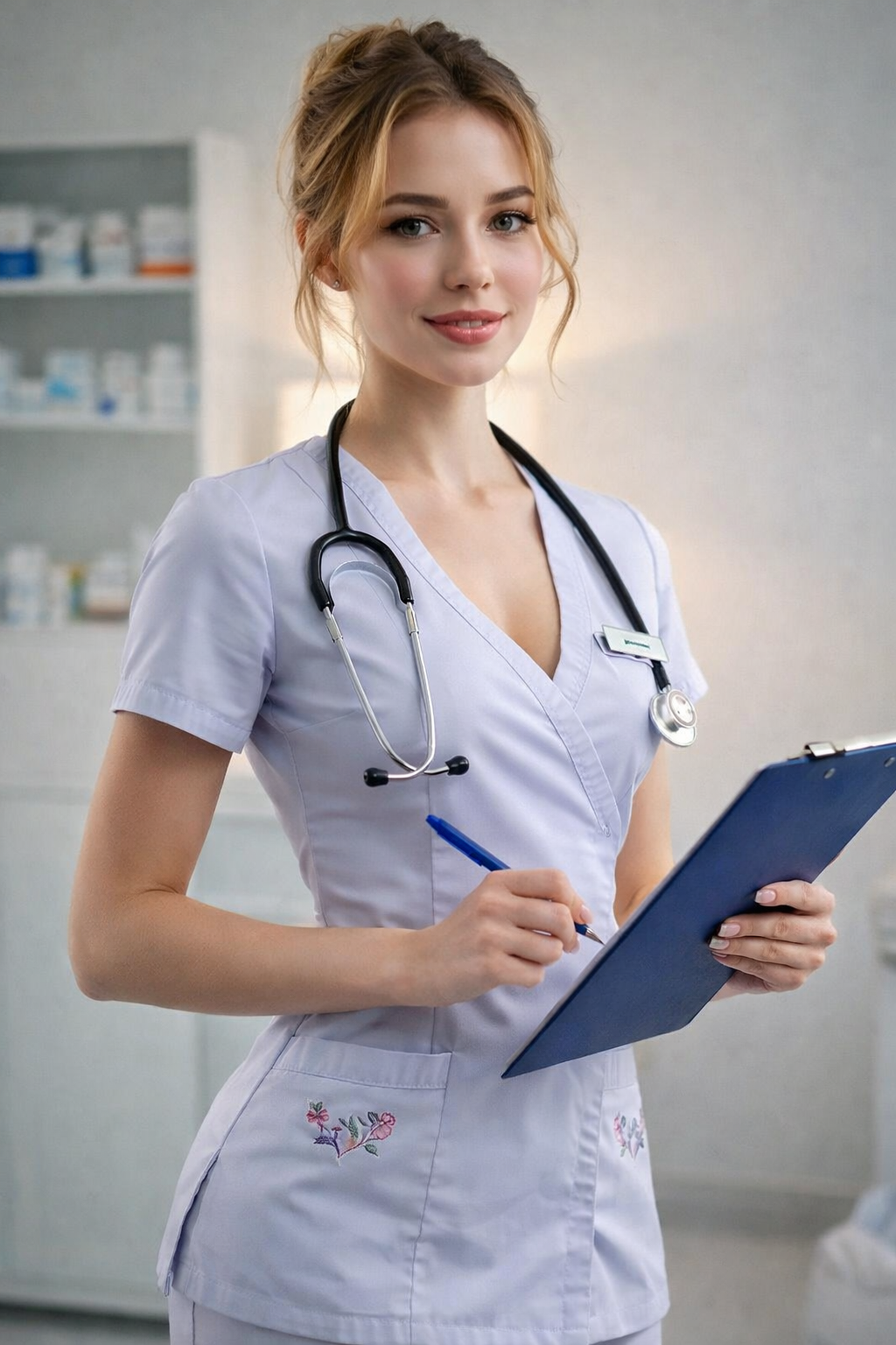 Elise AI character - elegant portrait